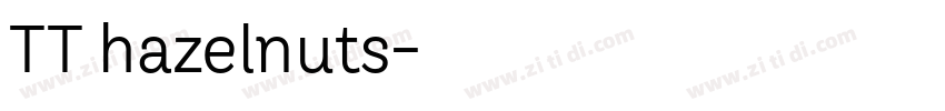 TT hazelnuts字体转换 TT hazelnuts字体转换